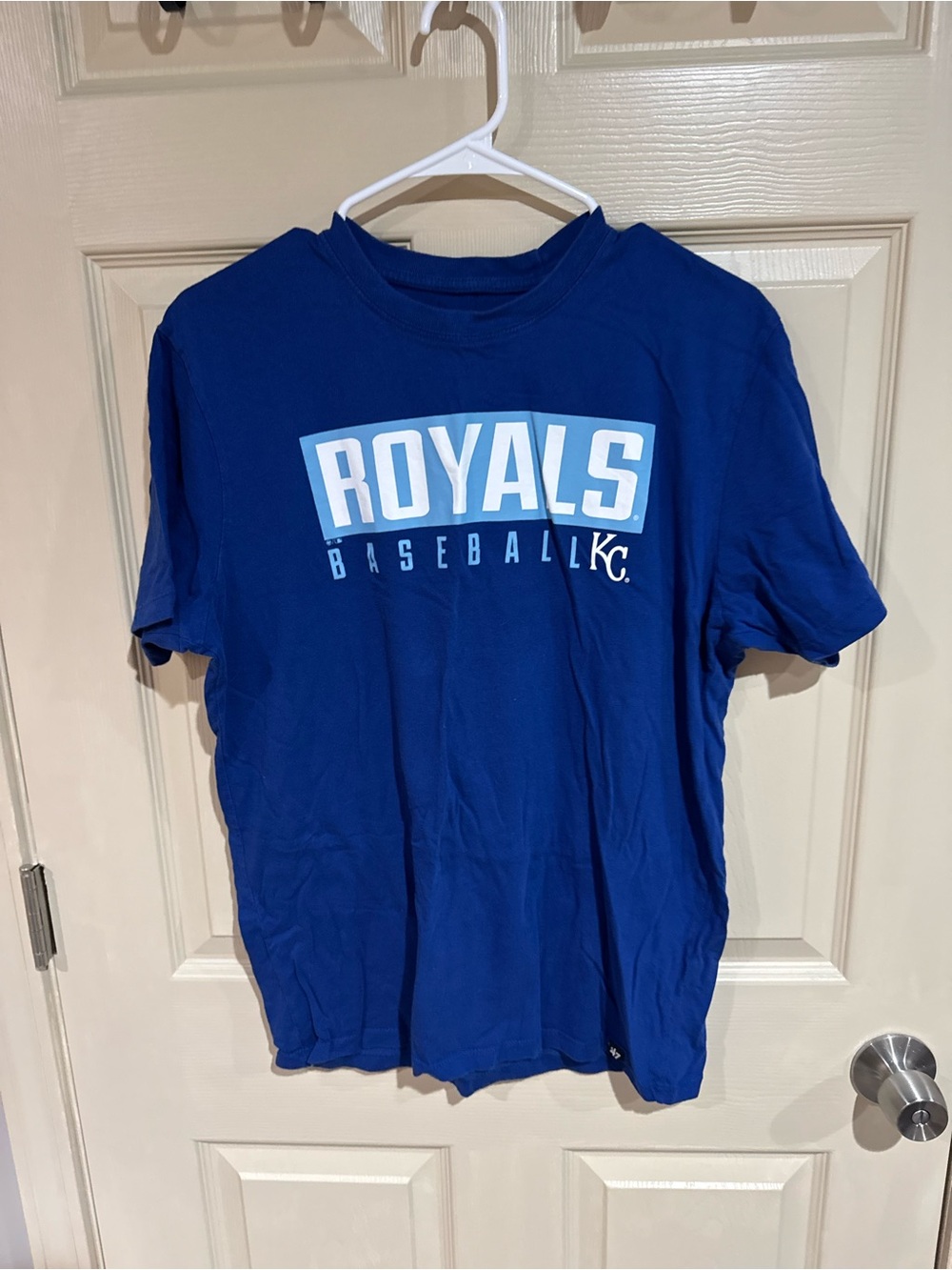 47 Brand Royals KC Blue Graphic Short Sleeve Tee